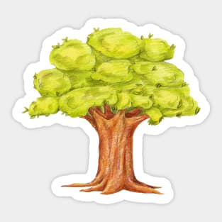 fairy tree. Sticker